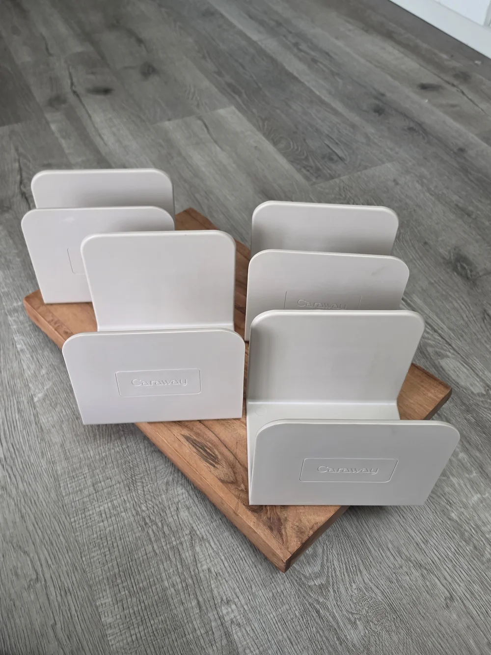 Caraway Magnetic Cookware Pan And Lid Organizer Set Of 4 Kitchen Organization